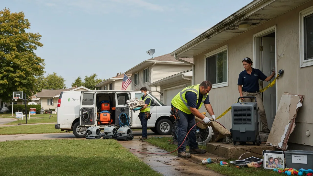 Water Damage Restoration in Claire City, SD near me